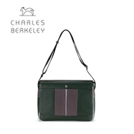 Charles Berkeley CLAYTON Men's Crossbody Shoulder Sling Bag Calf Leather (PB-18137)