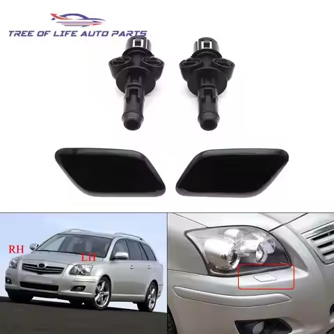 85044-09901 85045-09901 Front Bumper Headlight Washer Spray Nozzle Cover Cap With Connector For Toyo