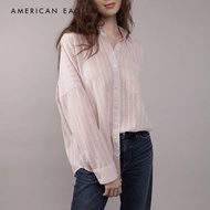 American Eagle Go Big Beach Shirt เสื้อเชิ้ต ผู้หญิง (NWSB 035-6126-535)