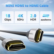 ส่งจาก กทมIdigital สาย Mini HDMI 2.0 4K Cable 4K 60Hz 2K 144Hz 1080p 240Hz 1m-5m for Portable Monito
