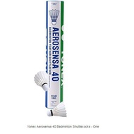 1 dozen Yonex Aerosensa AS 40 Feather Shuttlecock, Speed - 77 / Durable Training