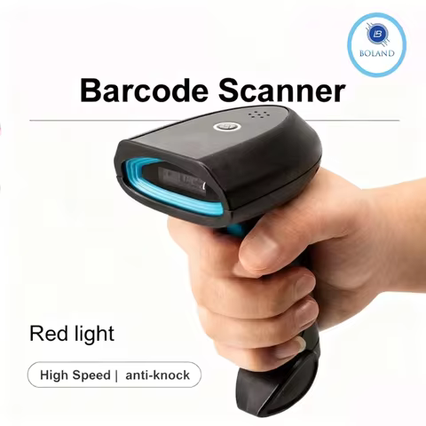 Boland U5 USB Bluetooth Barcode Scanner 1D/2D Barcode Reader PDF417 Barcode Scanner Wireless Barcode