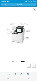 清貨特價 全新 HP Color LaserJet Enterprise M681dh 多功能事務機 商用打印機 laser printer