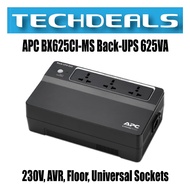 APC BX625CI-MS Back-UPS 625VA, 230V, AVR, Floor, Universal Sockets UPS