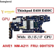 Lenovo E450 E455 E460 E465 Motherboard NM-A211 A551 A231 A621