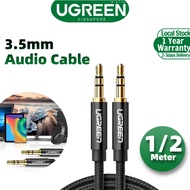 UGREEN 3.5mm Aux Headphone Cable Car Aux 3.5mm Audio Cable Male to Male Audio Cable Headphone Speake