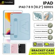 FORSABEE - 3in1 Case With Stand + Hand Strap + Pencil Holder for iPad Generation 7 8 9 10.2 Inch 201