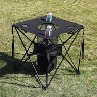 Portable Manufacturer Ultra-Light Wholesale Camping Beach Table with Cup Holder Table Leisure Outdoo