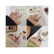 Acrylic Ring // Fashion Ring // Women's Ring 2Pcs