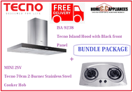 TECNO HOOD AND HOB FOR BUNDLE PACKAGE ( ISA 9238 &amp; MINI 2SV ) / FREE EXPRESS DELIVERY