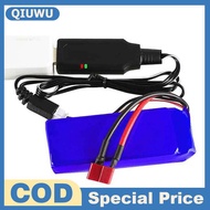 QIUWU 7.4V Charger 1000mA XH-3P 2S Li-ion Electric RC ของเล่นเครื่องบิน Car CHARGING CABLE