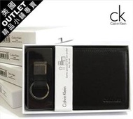 【Calvin Klein專櫃現貨】全新CK皮夾 皮包 錢包 附零錢袋+鑰匙圈禮盒/澤米