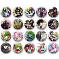 Creativity Anime Code Geass Brooch Cartoon Character Lelouch C.C.Enamel Pin Backpack Jewelry Badge A