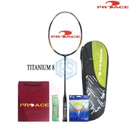 Raket Badminton Pro Ace Titanium 8 Bonus Komplit Raket Pro Ace Titanium 8 Original Raket Bulu Tangkis Pro Ace