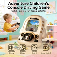 Racing Game Console Kids Simulation Driving Toy Adventure Wheel Children's