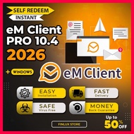 [SELF REDEEM] eM Client Pro 10 v10.4 Latest 2026 Lifetime For Windows | eMClient Pro