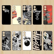 Mobile phone case for lovers fo OPPO Reno 6 Lite 7z 8z 8t HT26 FV02 Stussy Design of anti fall prote