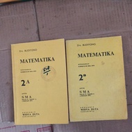 2A and 2B MATHEMATICS books based on 1975 curriculum for Senior High School Grade II semester 3 and 