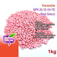 1kg Baja Yaramila NPK 20-10-10+TE / Baja Subur / Yara Mila Fertilizer / Baja Sebatian