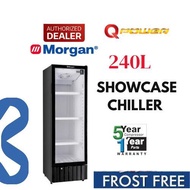 (CAKE CHILLER) Morgan 240L MCS-299  Showcase Display Chiller (Frost Free ) with Tempered Glass Door 