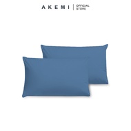AKEMI Cotton Essentials Colour Home Divine Pillow Case 600TC (2pc) 48cm x 74cm