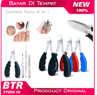 Derenna Gunting Kuku 4 in 1 Nail Clippers Manicure Set / gunting kuku cantengan 1 set lengkap murah 