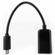 USB2.0 Female to Micro USB Male OTG Cable for Samsung HTC Smartphone - 16cm