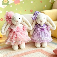 31cm Bonnie Rabbit Doll Clothes JC Doll Clothes Lolita Princess Gauze Dress Suit Doll Baby Clothes A