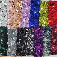 Fabric Foam Embroidery Three-Dimensional Sequin Cloth Sequin Fabric 5mm Encrypted Sequin Embroidery 