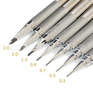 Metal Pencil 0.5/0.7/0.9/1.3/2.0mm Mechanical Pencil Mechanical Mechanical Pencil Ready Stock