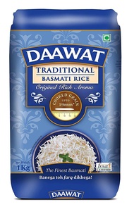 Daawat Traditional Basmati Rice 1 kg Daawat Traditional Basmati Rice 1 kg