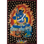 手繪瑪哈卡拉唐卡畫作 | 西藏瑪哈卡拉藝術用於佛教修行