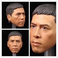 1/6 Soldier Head Carving Ip Man 3 Martial Arts Star Donnie Yen Ip Man Head Carving Suitable For HT