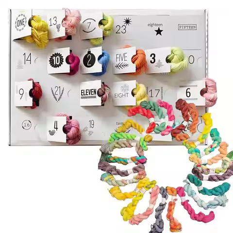 2024 The Yarn Advent Calendar Crochet Advent Calendar Handmade Knitting Marker Calendar Christmas Wo