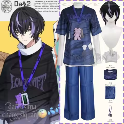Anime Game 18TRIP Cosplay Kinugawa Kiroku Costume Jirai Kei Styles Y2K Long-sleeve Tshirt Bear Penda
