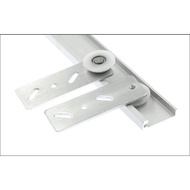 Single Door External Single Fan Sliding Door Track Cabinet Door Single Track Mobile Side Mount Slidi