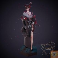 1/10尼爾機械寄葉部隊司令官手辦GK白模未上色3d打印寄葉部隊手辦