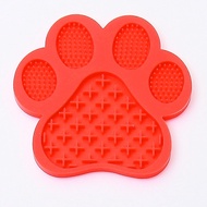 OB Carefully Selected Pet Silicone Dog Paw Shape Slow Food Mat < ZP0007 > Ready Stock