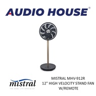 MISTRAL MHV-912R 12" HIGH VELOCITY STAND FAN W/REMOTE ***1 YEAR WARRANTY***