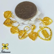 ISTIMEWA 916  Gold Abacus Pendant Loket Abacus Emas 916