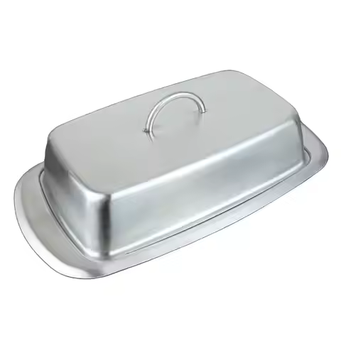 Stainless Dish Bread Serving Tray Buffet Food Container Salad