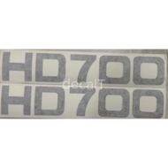 HD700, HD800 Lettering Stamps for Trucks. HD700, HD800 Lettering Stickers for Hyundai Trucks Sticker