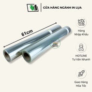 Plastic film in rolls, size 61cm, 30m long, used to produce silk screen printing film for inkjet pri