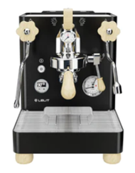 Lelit Bianca Pressure Profile Dual Boiler PID Rotary Pump Wood PL162T V3 Espresso Machine (BLACK)