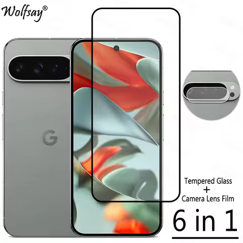 Tempered Glass For Google Pixel 9 Pro XL Screen Protector Pixel 8 7 9 Pro XL 7A 8A Camera Glass For 