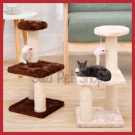 3 Layer Cat Scratcher Scratching Post Toy Tree