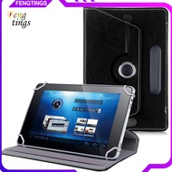[Ft] Faux Leather Tablet PC Case Cover 360 Degree Rotating Stand Universal Holder