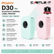 AIYIN D30 Pro Bluetooth Thermal Label Printer Portable Mini Label Maker Wireless Label Machine