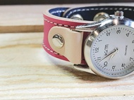 STITCH 成人辣粉紅針腳跑步手錶不會太甜 易讀錶盤 SRW-PNW-WS