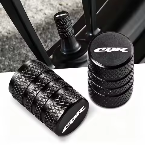 Motorcycle Tire Valve Air Port Stem Cover Cap Plug CNC Accessories 2PCS For Honda CBR CBR125 250 250